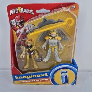 Imaginext Power Rangers Scorpina King Sphinx Mummy treasure Hunter Villians NEW